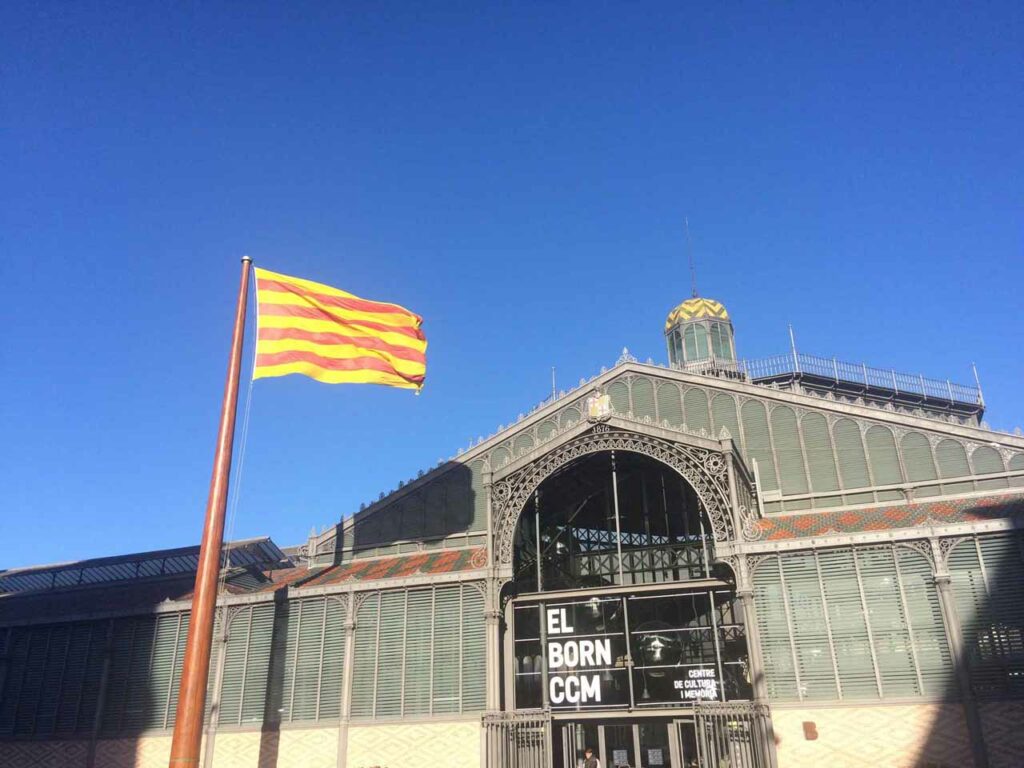 El Born market/historic site in Barcelona