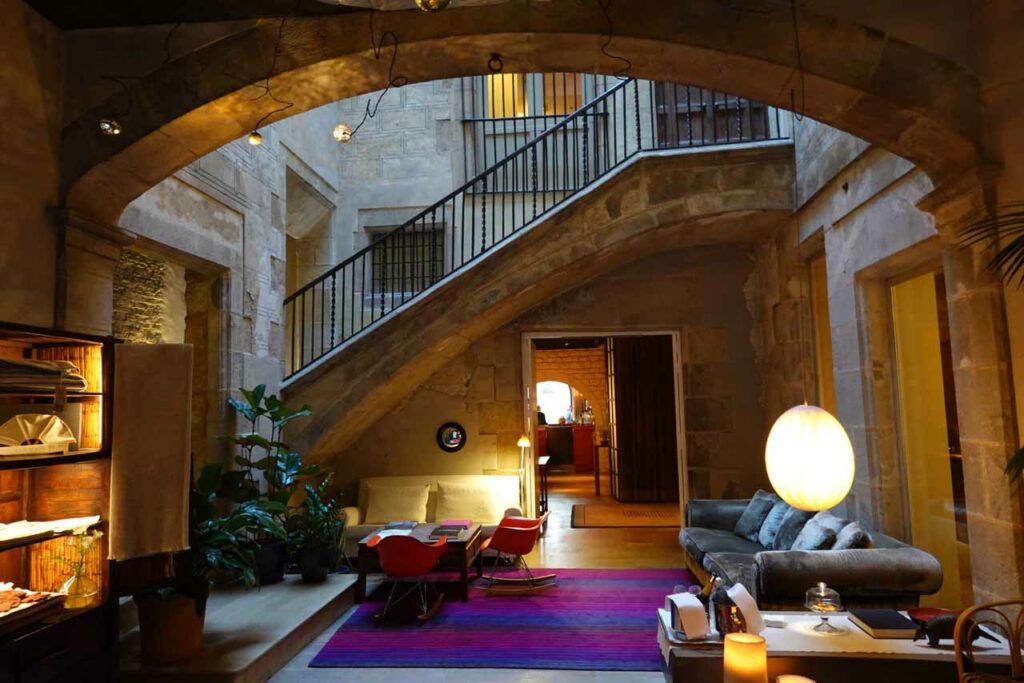 Lobby of Hotel Neri Barcelona